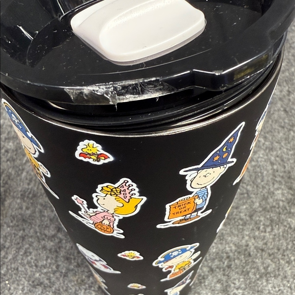 Peanuts Black Tumbler with Characters - Picture 11 of 11